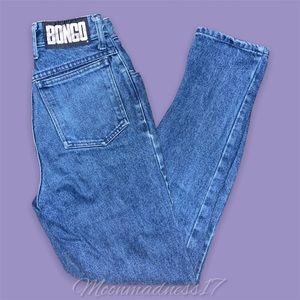 Rare early 90’s vintage indigo BONGO jeans.💞